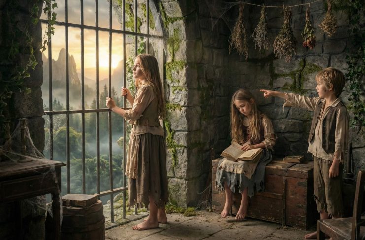 Çocukları korumak için kuleye hapsetmek